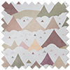 Cloudy Peaks, Rosey Hues - Motorised Roman Blind